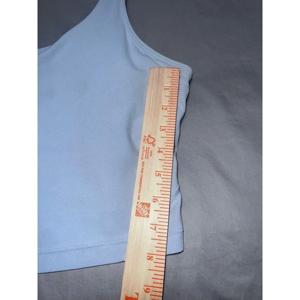 Lululemon Align Tank Top Light Blue Nulu Yoga Crop Bra Top